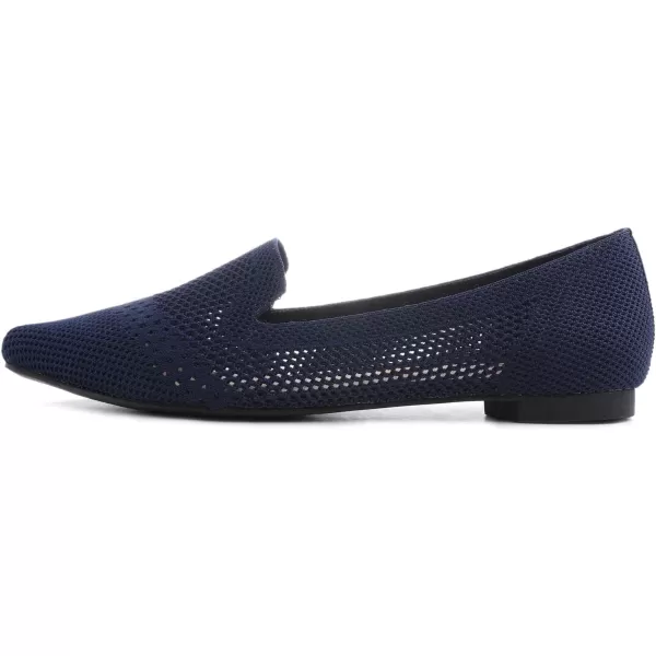 Feversole Women's Woven Fashion Breathable Knit Flat Shoes