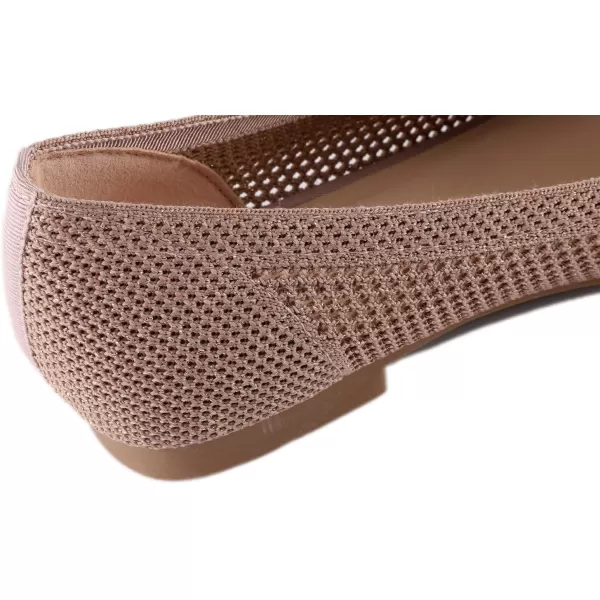 Feversole Women's Woven Fashion Breathable Knit Flat Shoes