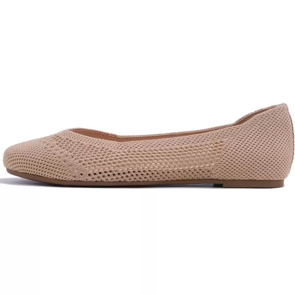 Feversole Women's Woven Fashion Breathable Knit Flat Shoes