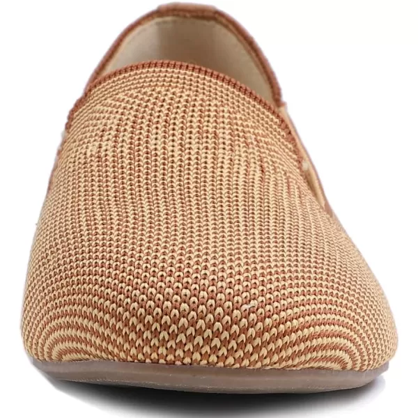 Feversole Women's Woven Fashion Breathable Knit Flat Shoes