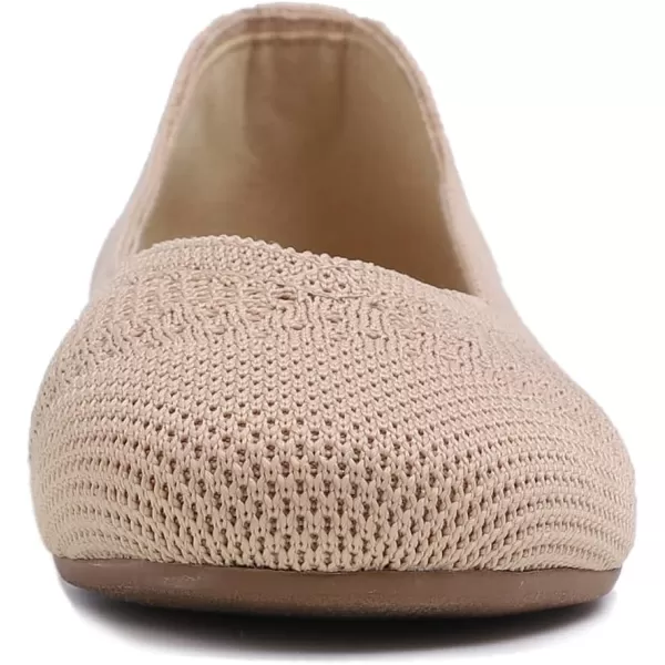 Feversole Women's Woven Fashion Breathable Knit Flat Shoes