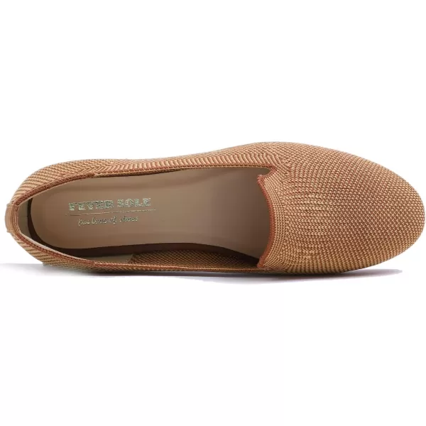 Feversole Women's Woven Fashion Breathable Knit Flat Shoes