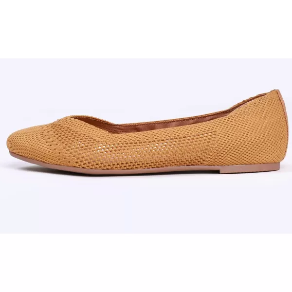 Feversole Women's Woven Fashion Breathable Knit Flat Shoes