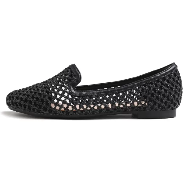 Feversole Women's Woven Fashion Breathable Knit Flat Shoes