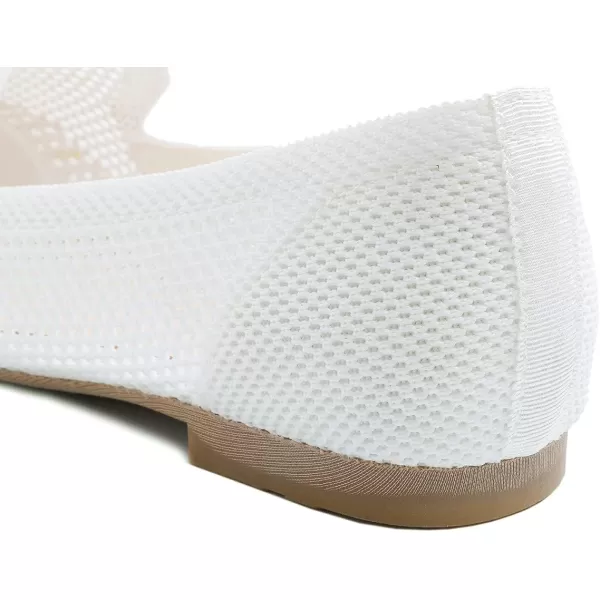 Feversole Women's Woven Fashion Breathable Knit Flat Shoes