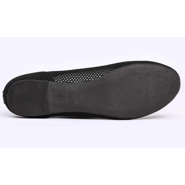 Feversole Women's Woven Fashion Breathable Knit Flat Shoes