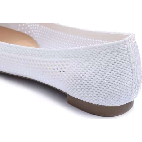 Feversole Women's Woven Fashion Breathable Knit Flat Shoes