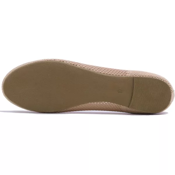 Feversole Women's Woven Fashion Breathable Knit Flat Shoes