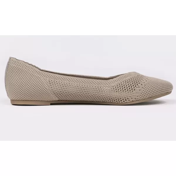 Feversole Women's Woven Fashion Breathable Knit Flat Shoes