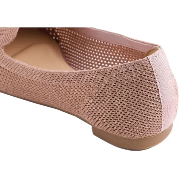 Feversole Women's Woven Fashion Breathable Knit Flat Shoes