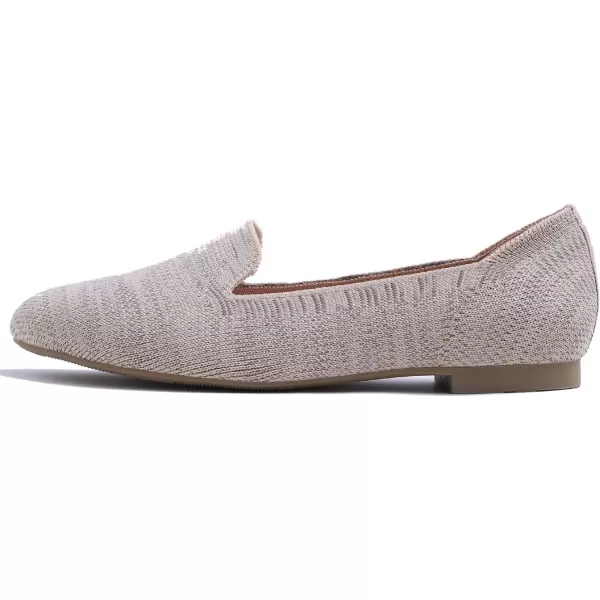 Feversole Women's Woven Fashion Breathable Knit Flat Shoes