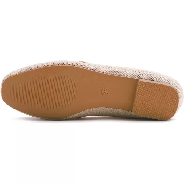 Feversole Women's Woven Fashion Breathable Knit Flat Shoes