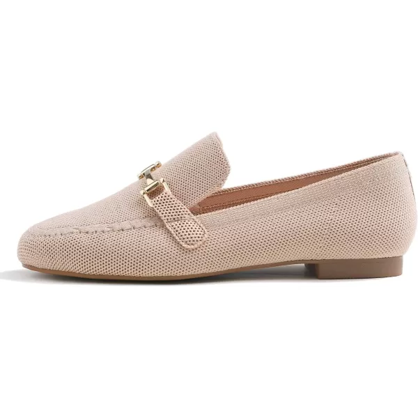 Feversole Women's Woven Fashion Breathable Knit Flat Shoes