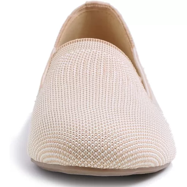 Feversole Women's Woven Fashion Breathable Knit Flat Shoes