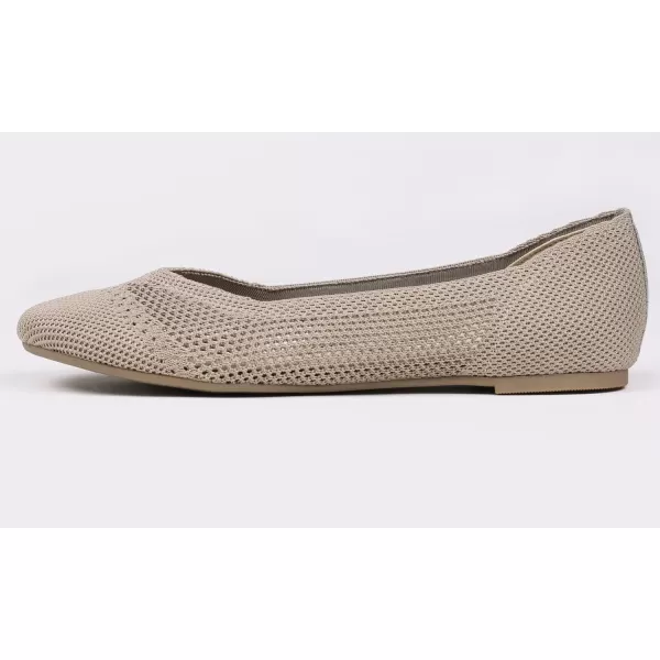 Feversole Women's Woven Fashion Breathable Knit Flat Shoes
