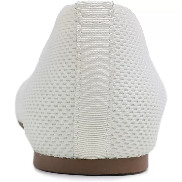 Feversole Women's Woven Fashion Breathable Knit Flat Shoes