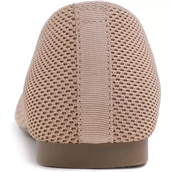 Feversole Women's Woven Fashion Breathable Knit Flat Shoes