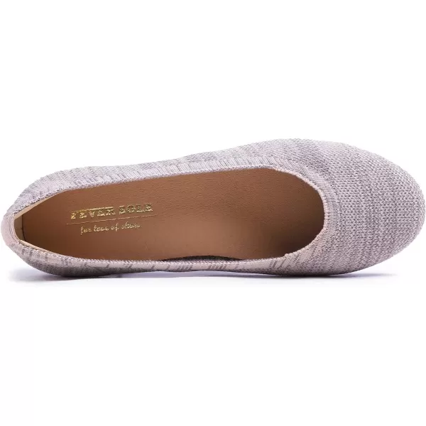Feversole Women's Woven Fashion Breathable Knit Flat Shoes