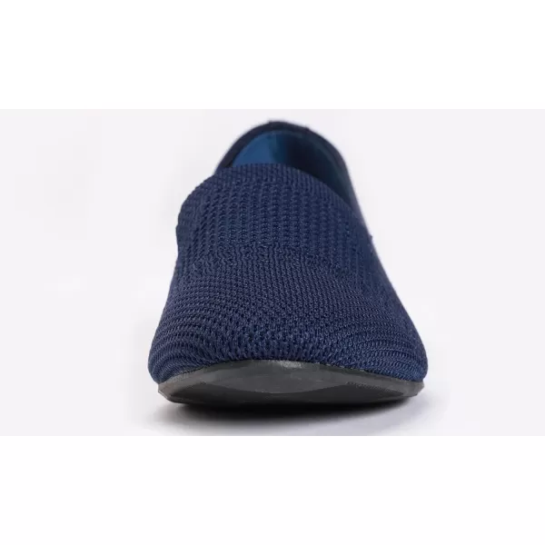 Feversole Women's Woven Fashion Breathable Knit Flat Shoes