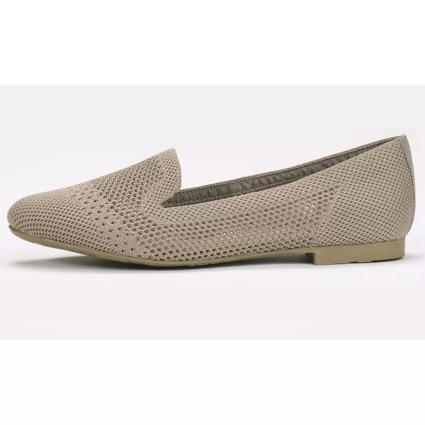 Feversole Women's Woven Fashion Breathable Knit Flat Shoes