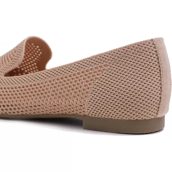 Feversole Women's Woven Fashion Breathable Knit Flat Shoes
