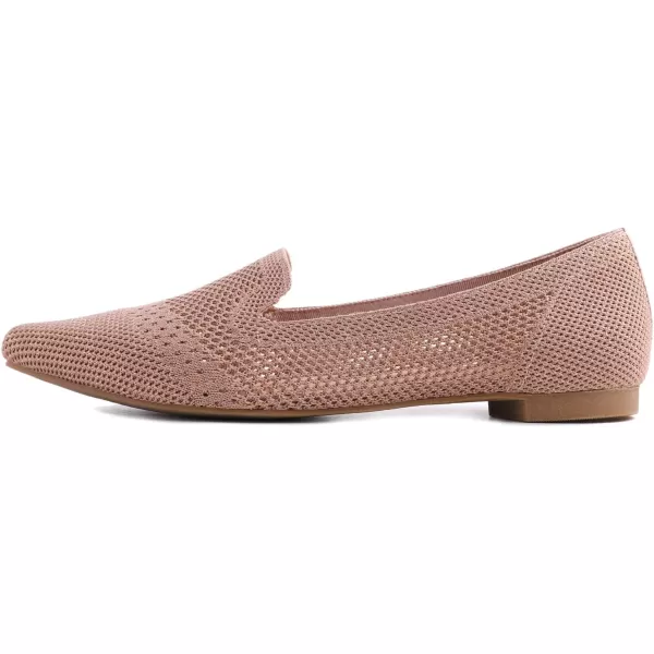 Feversole Women's Woven Fashion Breathable Knit Flat Shoes