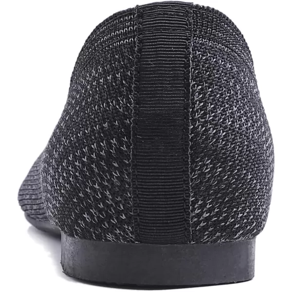 Feversole Women's Woven Fashion Breathable Knit Flat Shoes