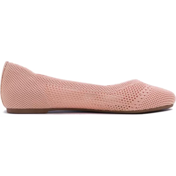 Feversole Women's Woven Fashion Breathable Knit Flat Shoes