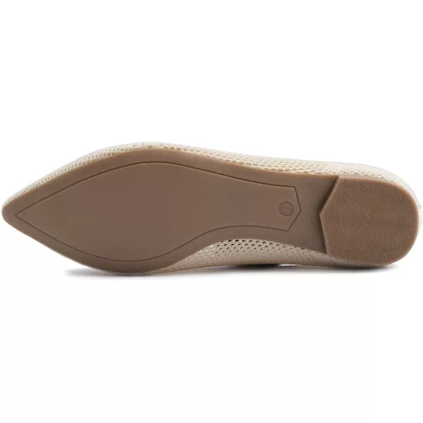 Feversole Women's Woven Fashion Breathable Knit Flat Shoes