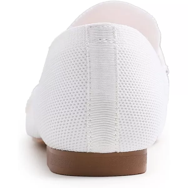 Feversole Women's Woven Fashion Breathable Knit Flat Shoes
