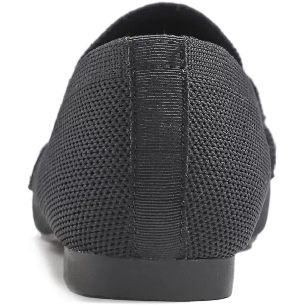 Feversole Women's Woven Fashion Breathable Knit Flat Shoes