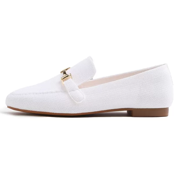 Feversole Women's Woven Fashion Breathable Knit Flat Shoes