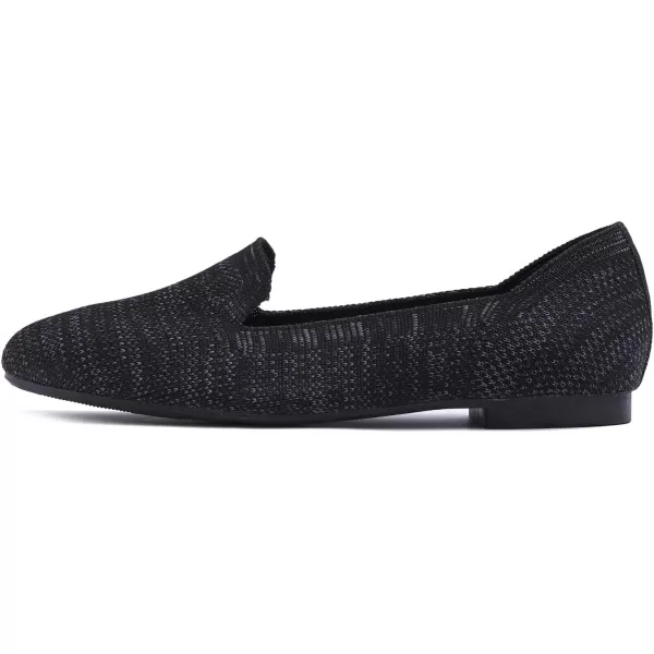 Feversole Women's Woven Fashion Breathable Knit Flat Shoes