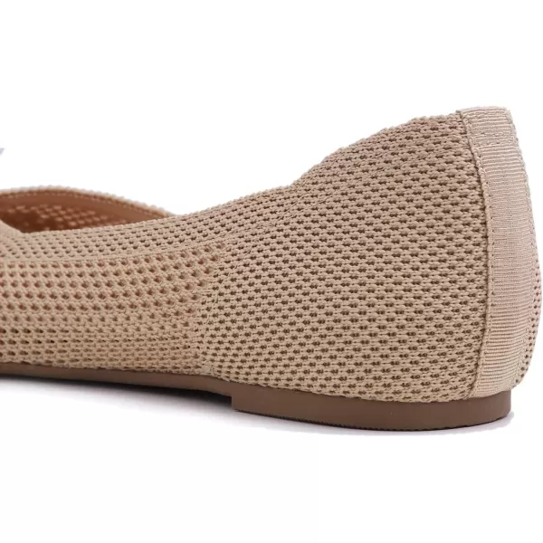 Feversole Women's Woven Fashion Breathable Knit Flat Shoes