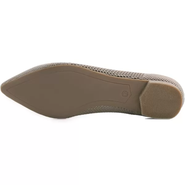 Feversole Women's Woven Fashion Breathable Knit Flat Shoes