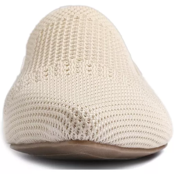 Feversole Women's Woven Fashion Breathable Knit Flat Shoes