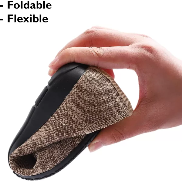 Feversole Women's Woven Fashion Breathable Knit Flat Shoes
