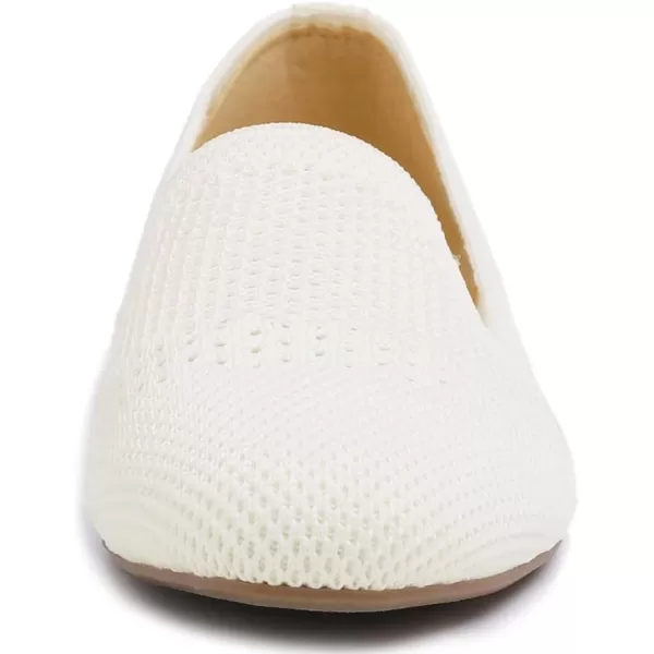 Feversole Women's Woven Fashion Breathable Knit Flat Shoes