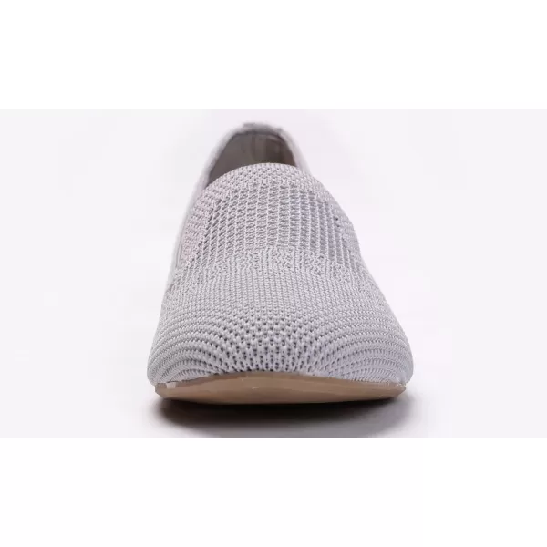 Feversole Women's Woven Fashion Breathable Knit Flat Shoes