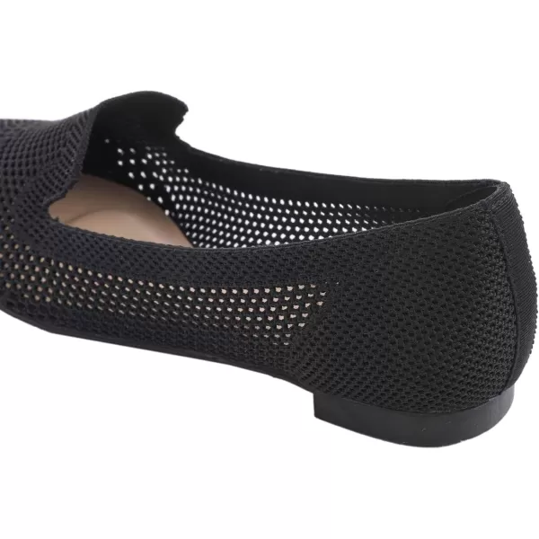 Feversole Women's Woven Fashion Breathable Knit Flat Shoes