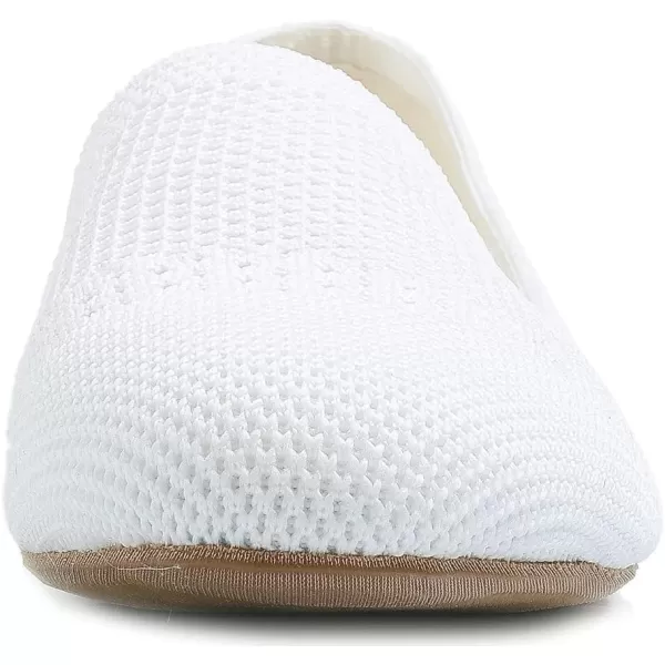 Feversole Women's Woven Fashion Breathable Knit Flat Shoes