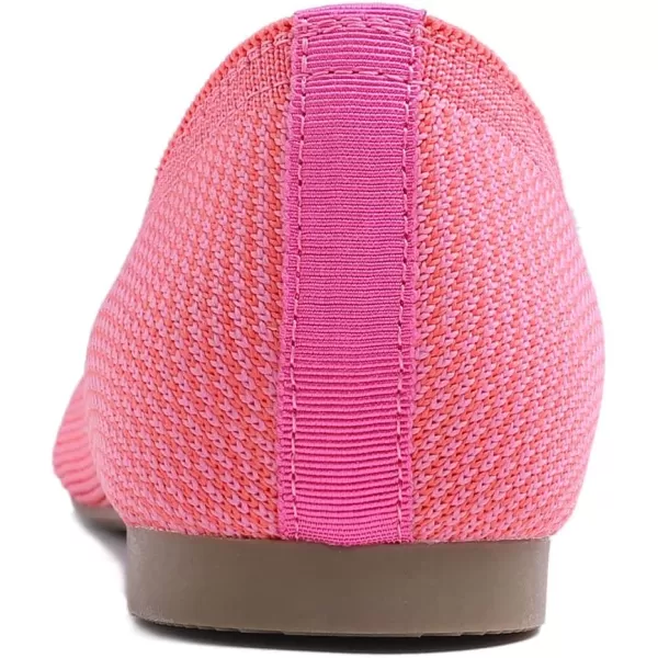 Feversole Women's Woven Fashion Breathable Knit Flat Shoes