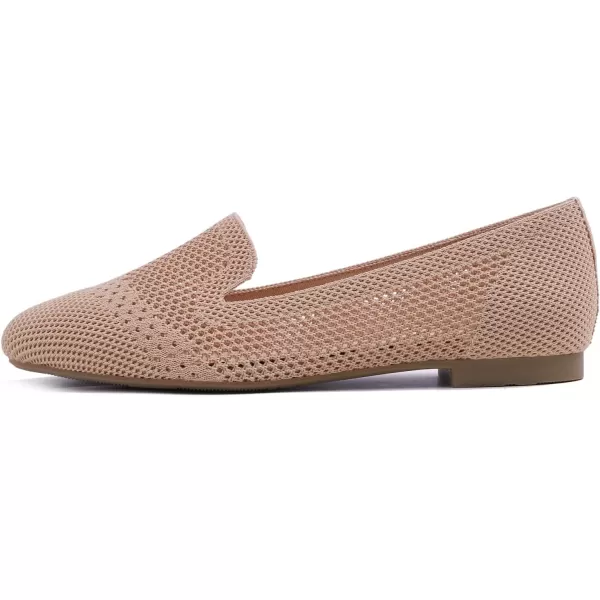 Feversole Women's Woven Fashion Breathable Knit Flat Shoes