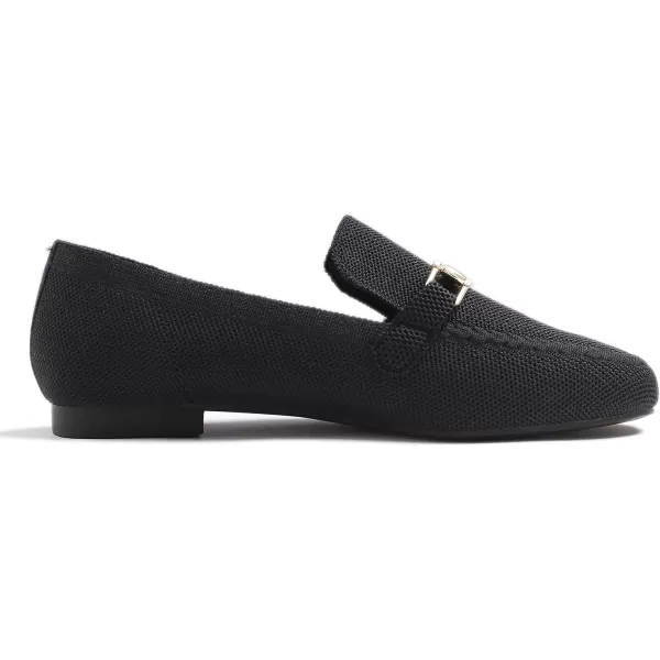 Feversole Women's Woven Fashion Breathable Knit Flat Shoes