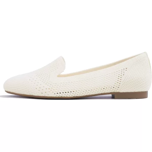 Feversole Women's Woven Fashion Breathable Knit Flat Shoes