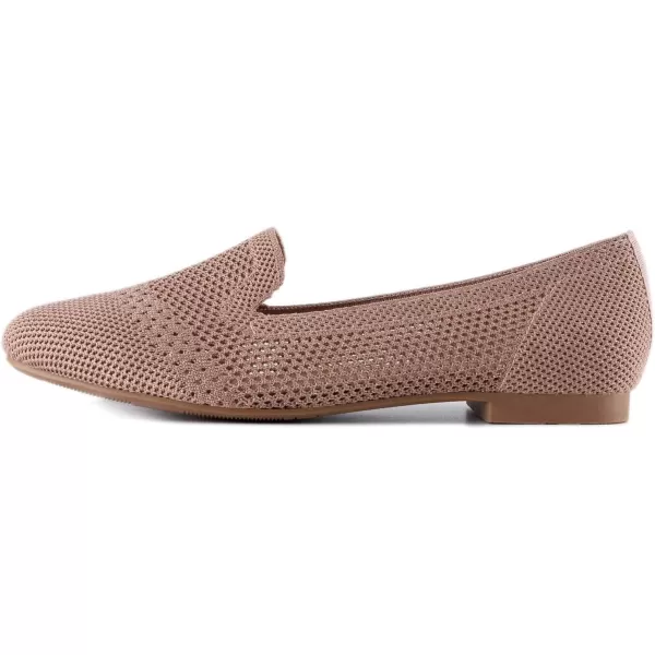 Feversole Women's Woven Fashion Breathable Knit Flat Shoes
