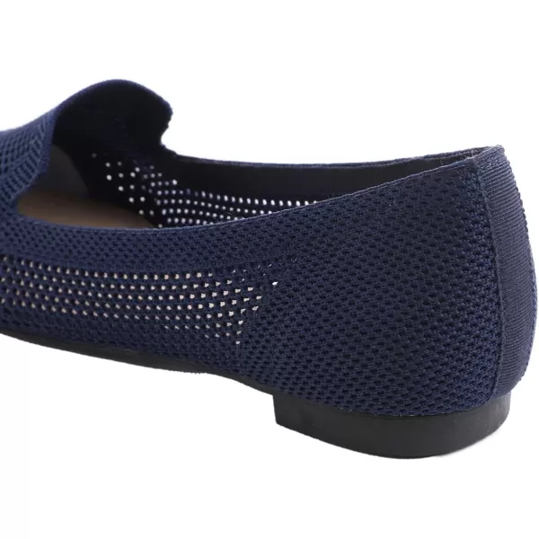 Feversole Women's Woven Fashion Breathable Knit Flat Shoes