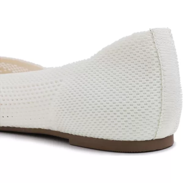 Feversole Women's Woven Fashion Breathable Knit Flat Shoes