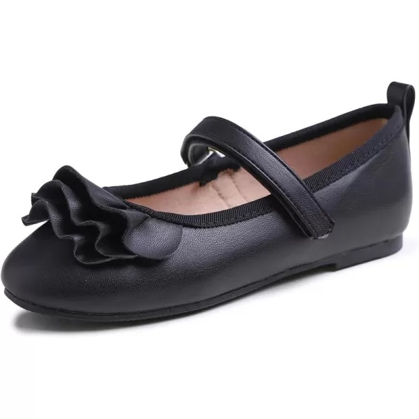 FEVERSOLE Girls Cute Dress Mary Jane Shoes Little Kids Casual Buckle Strap Flats