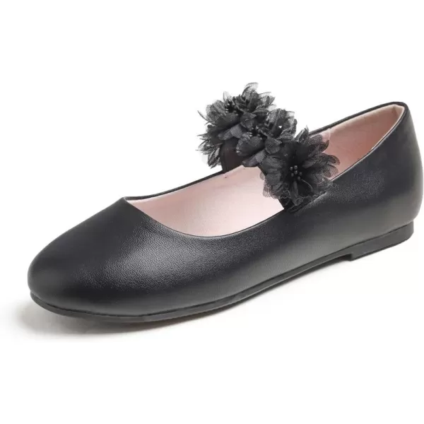 FEVERSOLE Girls Cute Dress Mary Jane Shoes Little Kids Casual Buckle Strap Flats